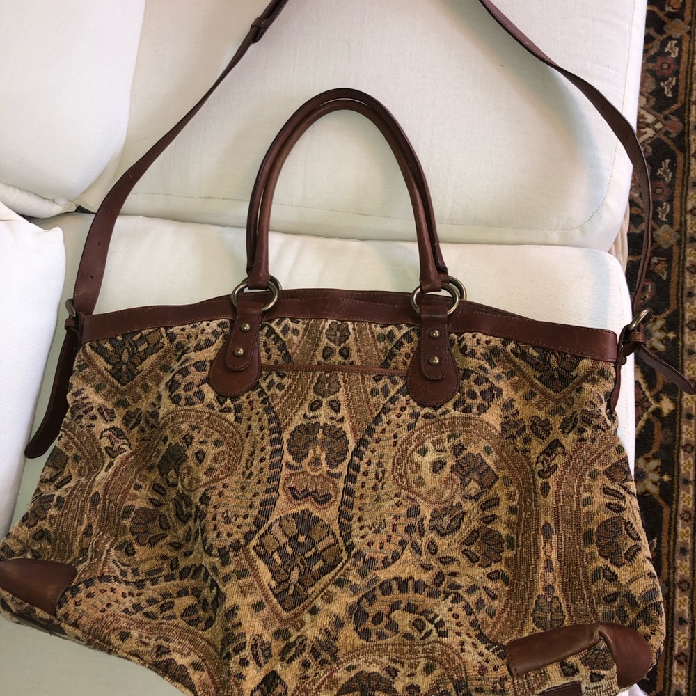 J. jill Tapestry Overnight Tote Bag